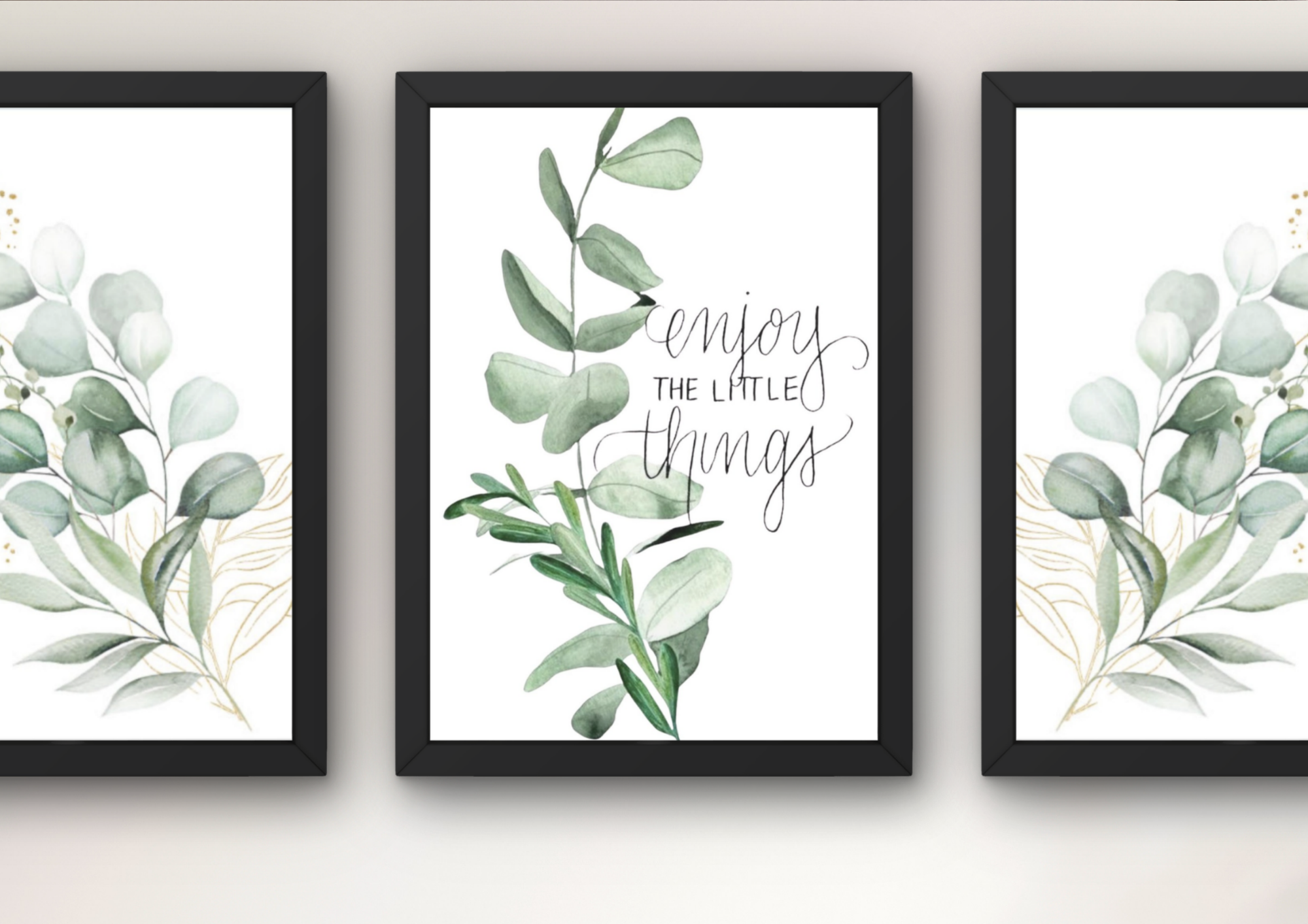 Botanische wanddecoratie sets