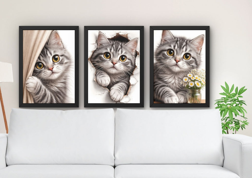 wanddecoratie kat
