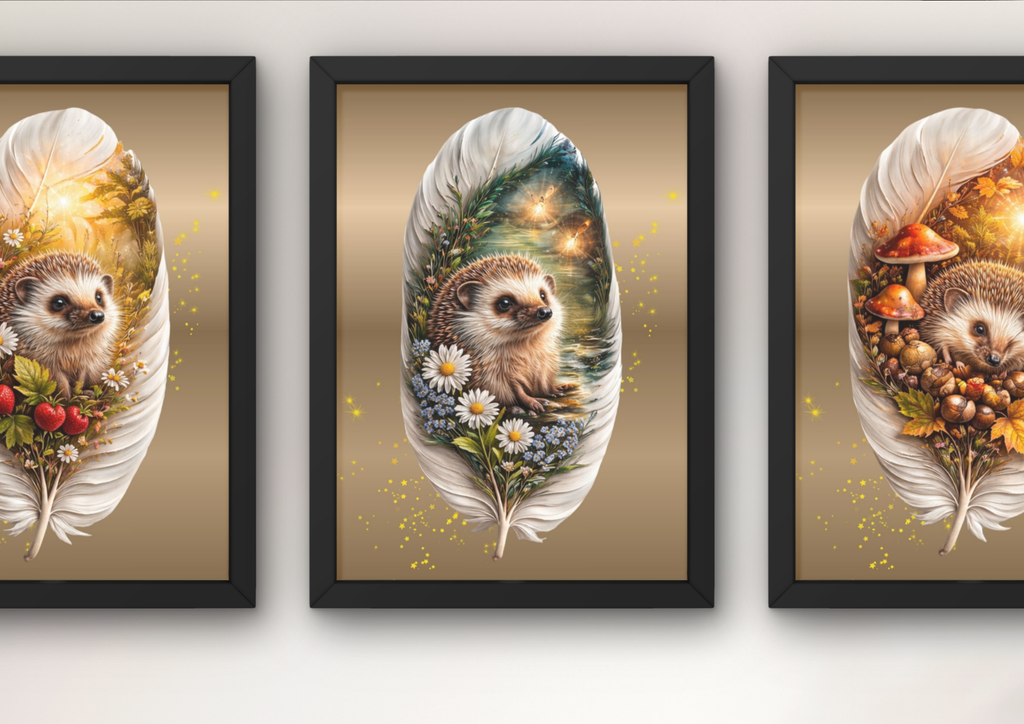 egel wanddecoratie slaapkamer