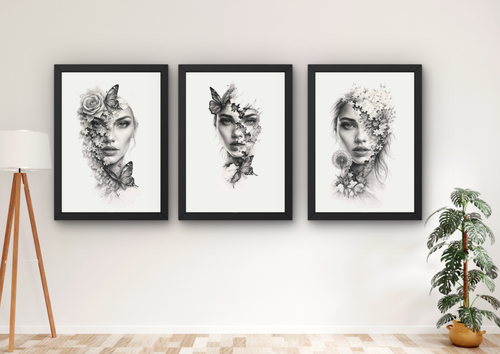 vrouw wanddecoratie met betekenis