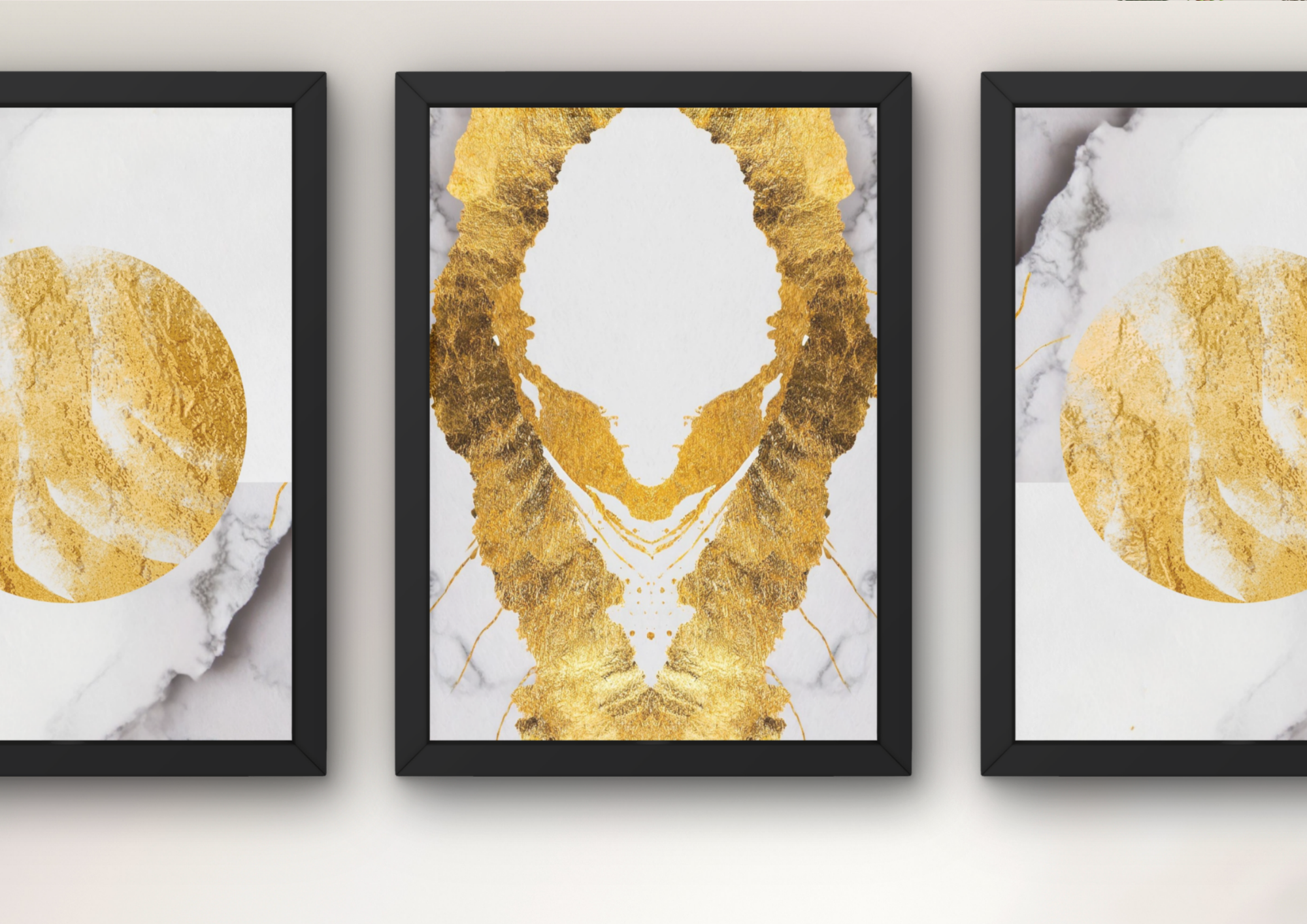 moderne marmer wanddecoratie set woonkamer