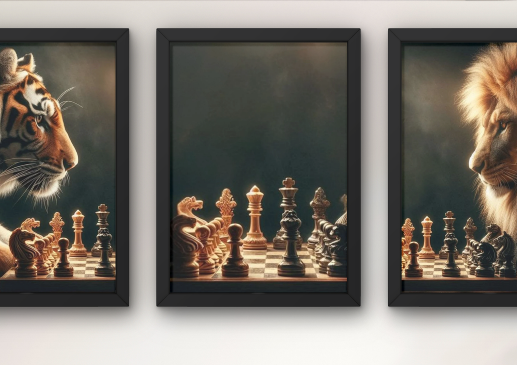 stoere wanddecoratie woonkamer dieren