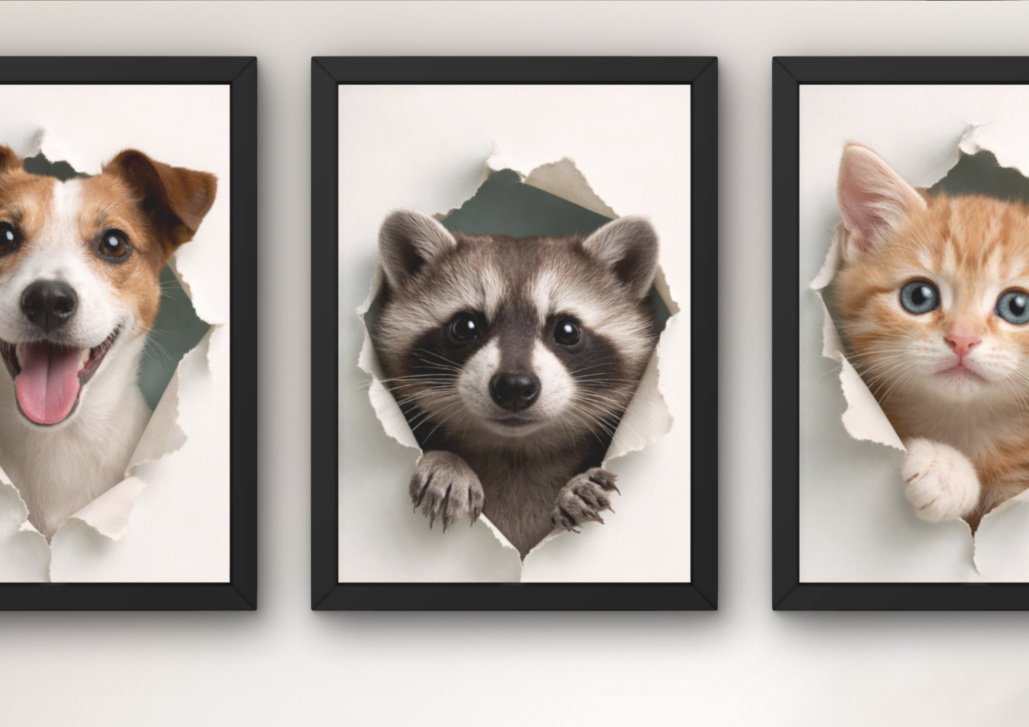 leuke posters kinderkamer dieren set